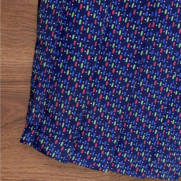 Size 12: 90’s Vintage Leslie Fay Abstract Print Pleated Skirt - Picture 3 of 5